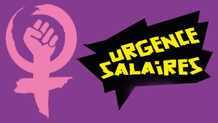 LE 8 MARS POUR L’ÉGALITÉ, LE 17 MARS POUR LES SALAIRES, NOUS SERONS LÀ !